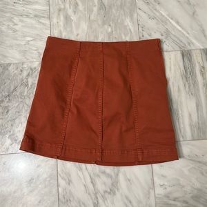 Wild fable brown jean skirt